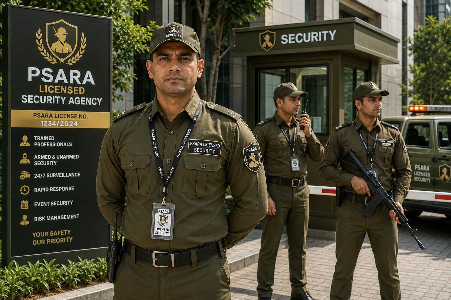 PSARA Licensed Security Agency in Delhi